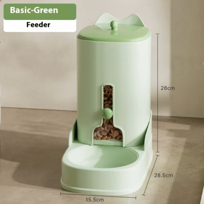 Alimentador Comedero Automatico Mascotas (3) dispensador automático